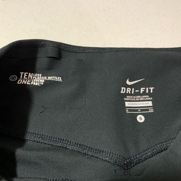 Nike Dri-Fit Womens Wide Leg Athletic Pants Leggings size small black running - Picture 2 of 4